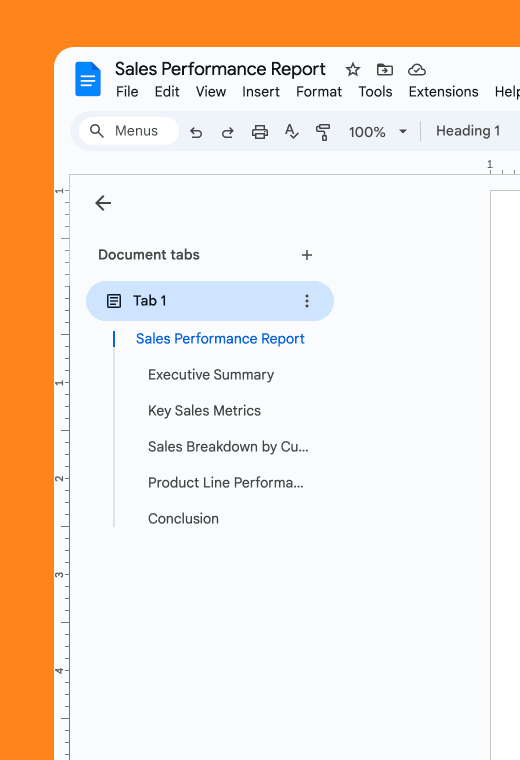 Create documents and reports in seconds